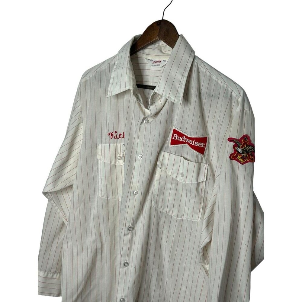 Vintage Budweiser Uniform Shirt - Picture 3 of 3